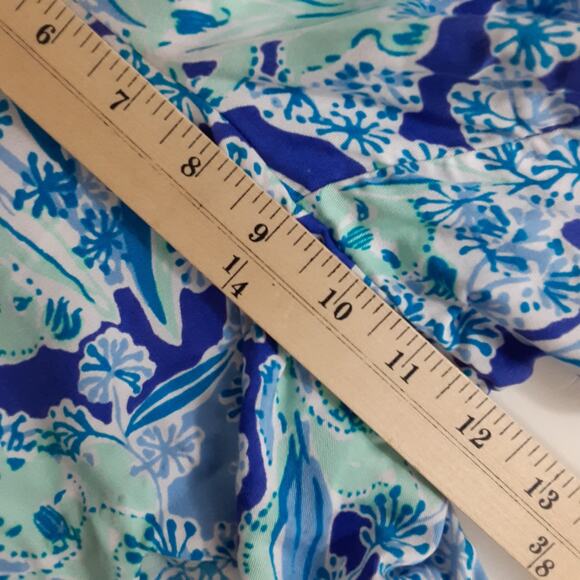 Lilly Pulitzer Dahlia Scallop Hem Shorts Womens L Royal Purple Koalafications - Picture 10 of 11